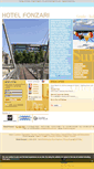 Mobile Screenshot of hotelfonzari.com